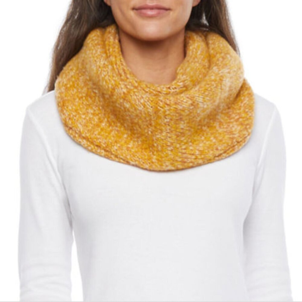 Frye and Co. Space Dyed Bark  Infinity Cold Weather Scarf NWT